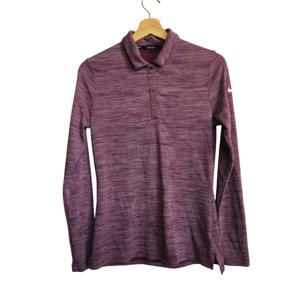 Nike Golf Dri-FIT Long Sleeve Golf‎ Polo Medium Pickleball Gorpcore Activewear